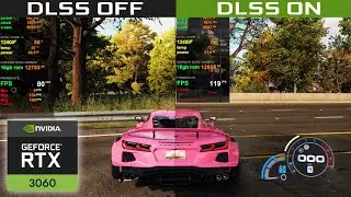 NFS UNBOUND DLSS ON/OFF FPS Test Benchmarks In RTX 3060 With i5 12400f 16gb ram 1080p Max FPS