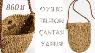 OYSHO TELEFON ÇANTASI YAPILIŞI #crochet #knitting #handmade #çantayapımı  #diy
