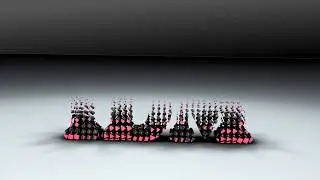 Cinema 4D cubes transforming into Text, compositing in After Effects