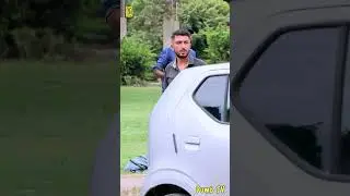 Beggar Sitting in His Car - Watch till End
