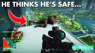 Trolling a Sniper with a Wingsuit in Battlefield 2042...