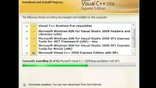 Урок 1 - Установка Microsoft Visual C++ 2008 Express Edition