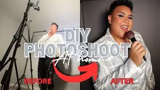DIY PHOTOSHOOT AT HOME