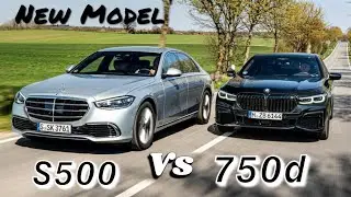 BMW 750d VS MERCEDES S500 ( DIESEL VS BENZIN ) 0 - 200km/h
