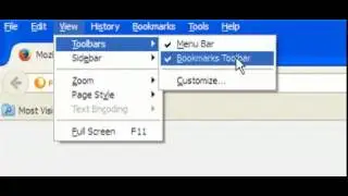 How To Disable Bookmarks Toolbar in Mozilla Firefox Browser