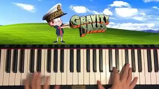 GRAVITY FALLS THEME... but it's played in a happy MAJOR KEY!?