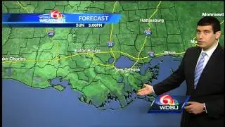 Isolated rain chance today, then turning cold tonight