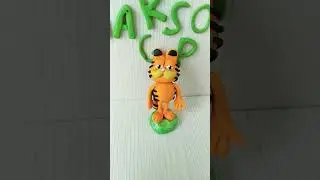Гарфилд из пластилина 🐱