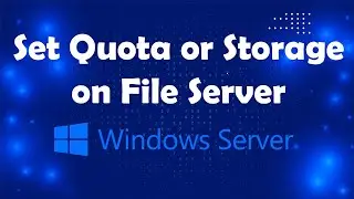 How to configure Quota Management or Limit space on file server | Msolved Tech