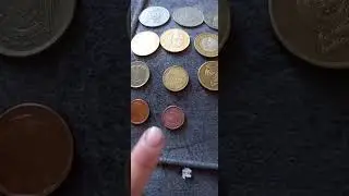 обзор на мои новые монеты например как цент монета со стороны шри-ланка и и 100 тенге юбилейные