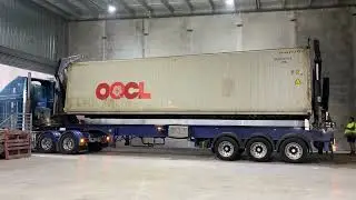 This is how we unload 40ft container from Unilever