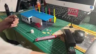 O Scale “Googie Style” Car Wash Assembly