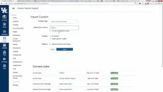 Canvas - How to Import Content from another Canvas shell