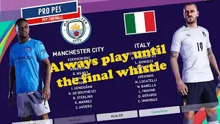 Manchester City vs Italia PES 2021 | Online Division PVP Gameplay PC | Full match