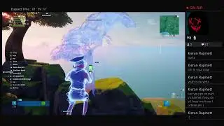Playing Fortnite