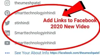 How to add Pinterest link to Facebook { in hindi }
