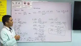 Derivatives of a Quotient Functions ( Quotient Rule )