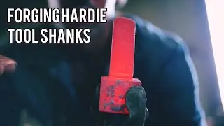 Forging a Hardie Tool Shank on a Little Giant 250- Power Hammer Forging with Brent Bailey