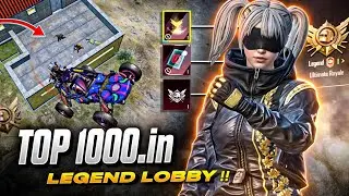 My Path To *LEGEND in Ultimate Royale C7S20!! | BGMI Legend Lobby Gameplay 🔱