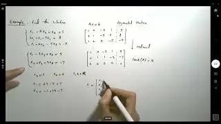 Linear Algebra- Particular Solution and General Solution