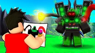 Anything I DRAW Comes to LIFE in Toilet Tower Defense!
