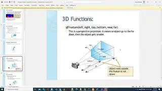 OpenGL: 3D Models and Projections