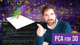How to Compute PCA and Visualize 3D Point Cloud with Python (Principal Component Analysis 3D Course)
