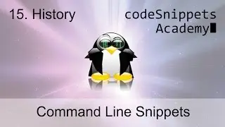 Command Line Tutorial 15. History: history, !, !?