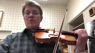Straight Bows (parallel to the violin bridge)