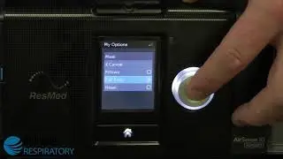 ResMed AirSense 10 Menu Interface