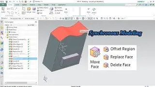 Nx Cad  Synchronous Modeling Commands | Tamil |