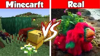 MINECRAFT Sniffer IN REAL LIFE! Minecraft vs Real Life