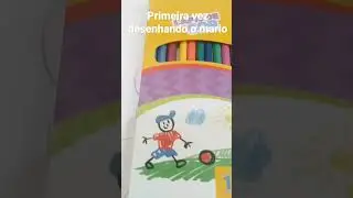 primeira vez desenhando o mario
