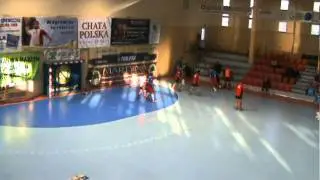 XVIII Halowe MP Kolejarzy * cz.1 OPEN - Wągrowiec 03.12.10' * CT Poznań - IZ Szczecin * 1 połowa