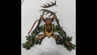 Large Black Forest After the Hunt Cuckoo Clock