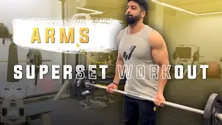 Arms superset workout for fat loss and cutting | Superset series | Part 2