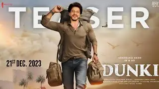 Dunki Official Teaser | Shahrukh Khan | Taapsee Pannu | Dunki Release date |