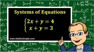 Solving Systems of Equations-Equal Values/Standard Form (Part 2)| Expressions & Equations | Grade 8