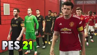 PES 2021 | Manchester United vs Barcelona @ Old Trafford