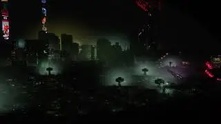 Take a rest in Neo Nocturne City (Relaxing Ambience & Music In Night City)