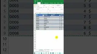 Copy and paste in Ms  Excel