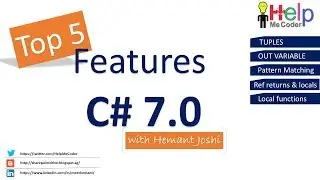 Top 5 Features for C# 7.0