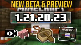 MCPE 1.21.20.23 Beta & Preview - NEW Focus Target creator camera & Removed holiday creator features