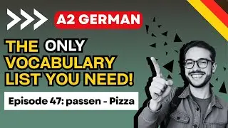 GERMAN WORDS A2 (Given By GOETHE INSTITUTE) | EXAMPLES in GER-ENG | 47