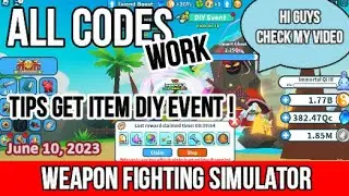 ALL CODES and TRICK get item DIY EVENT Calculator Weapon Fighting Simulator ROBLOX June 10 2023