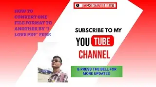 How to change JPG TO PDF, PDF TO WORD, WORD TO PPT .... and other files free by I love PDF