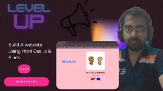 Make A website Using HTML , CSS , JAva Script & Flask || Data Science