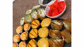 Evde hazırlanan Suşiler😍Ucuz ve daha dadlı😍👌🏻 Ролы с домашних условиях 😍