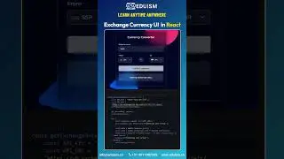 Exchange Currency UI in React!