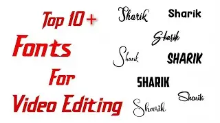 New Fonts 2026 Free Download | Top 10+ Fonts | Kinemaster, pixellab, Editing Lyrics, Vn ,New fonts.